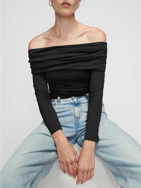 Nation LTD Tops - Nation LTD Abana off the shoulder top